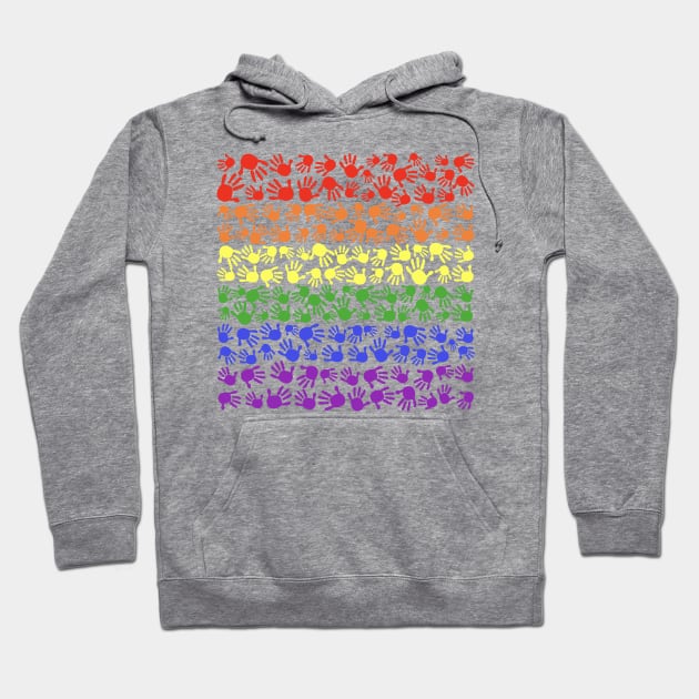 Rainbow flag LGBT Hoodie by GULSENGUNEL